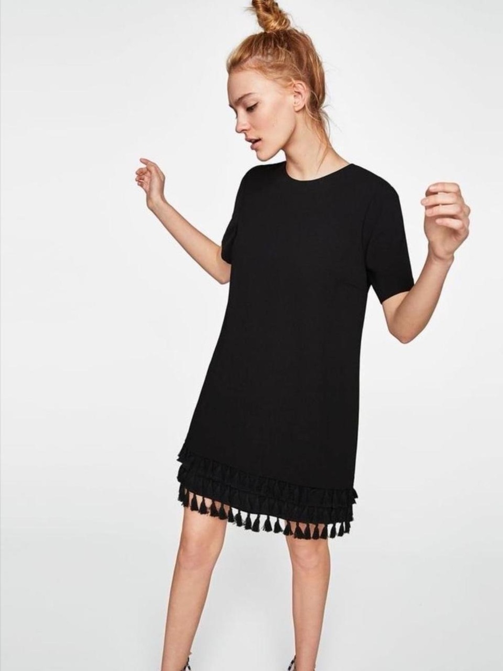 Zara Fringe Mini Dress